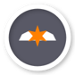 Accident map icon. Compact accident marker.