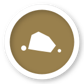 Object on road map icon. Compact debris / pothole / roadkill.